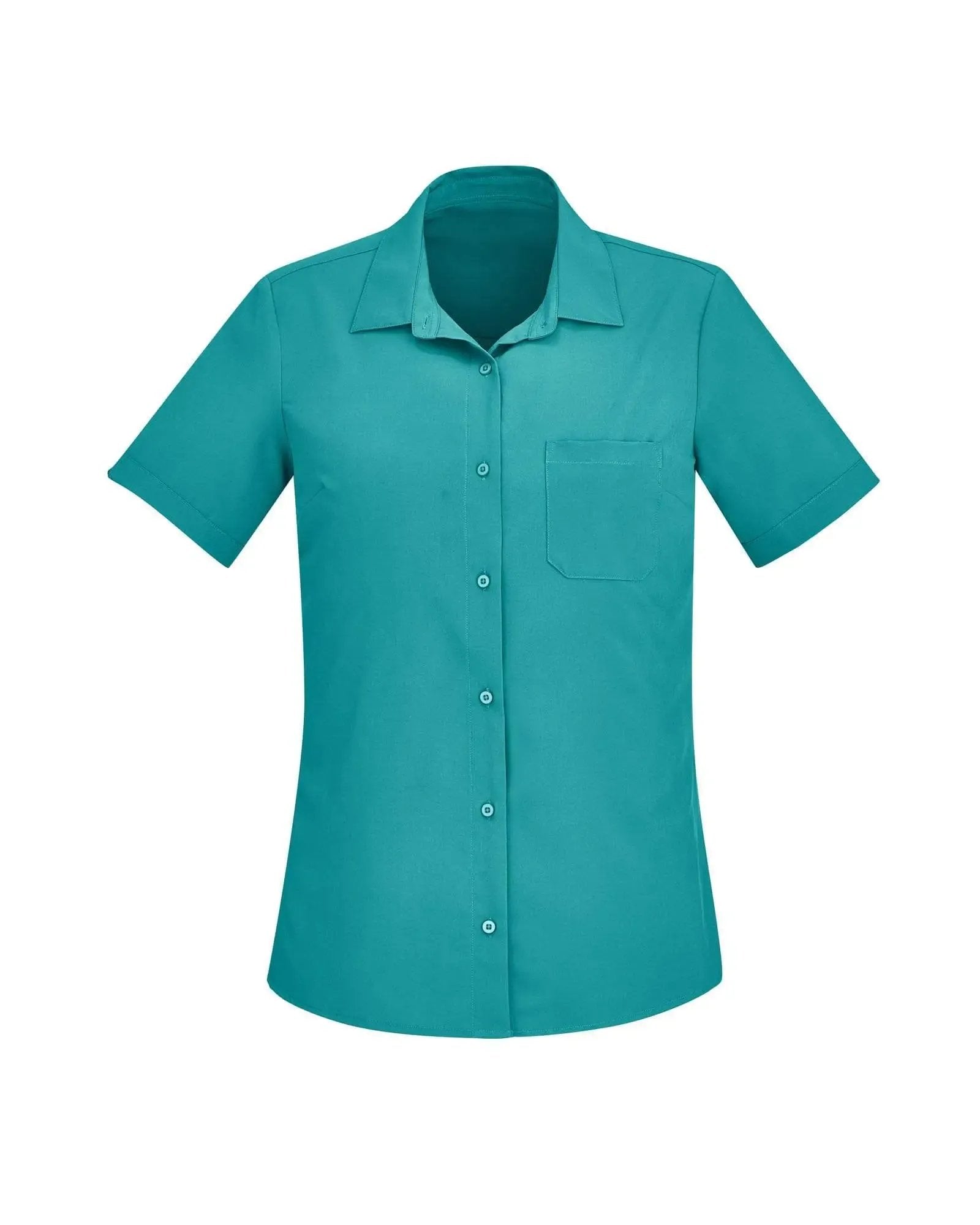 BizCare Women's Easy Stretch Short Sleeve Shirt CS947LS